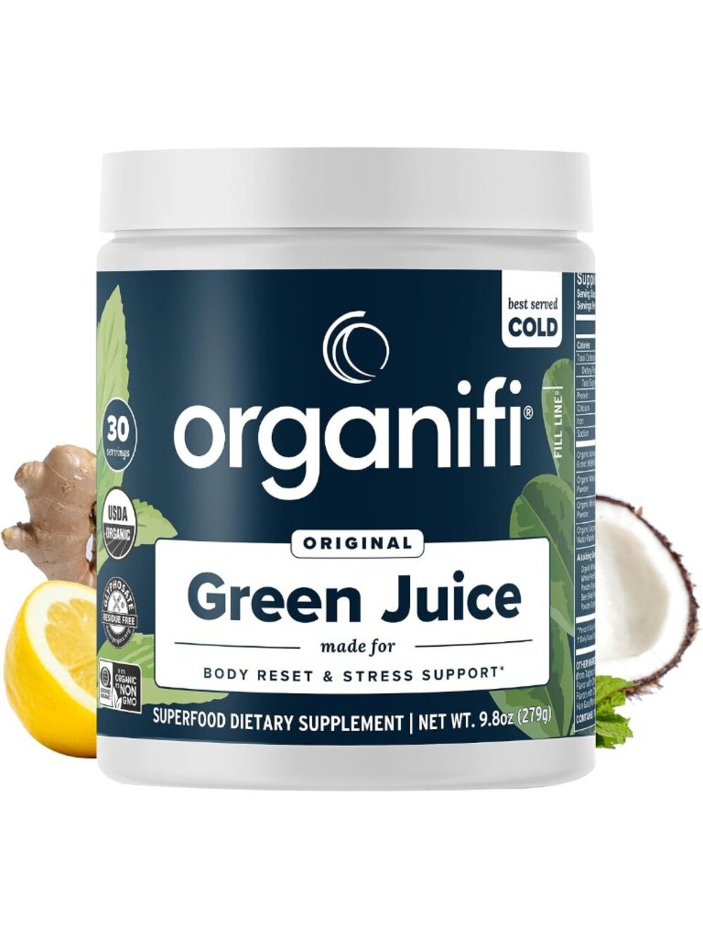 Green Juice Powder for Healthy Weight Loss & BMI Support - 1 Pack Superfood Mix